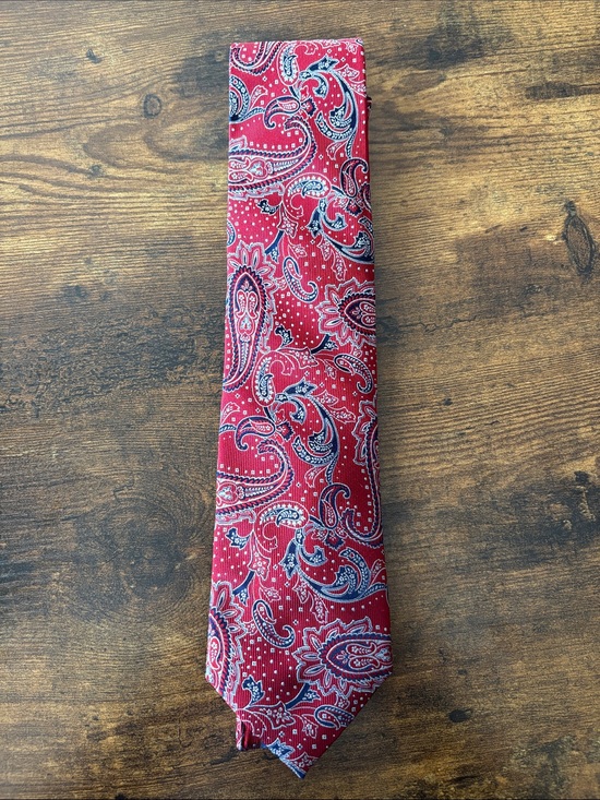 Other - Classic Red Paisley Men's Tie